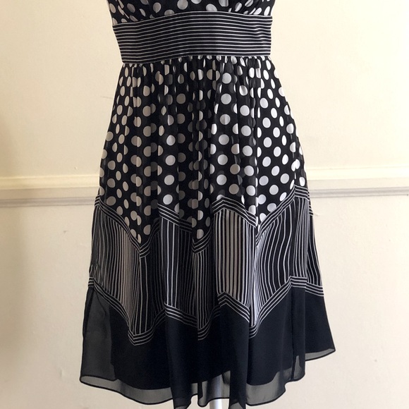 BCBG MAX AZRIA Polkadot Halter Dress - Picture 3 of 13